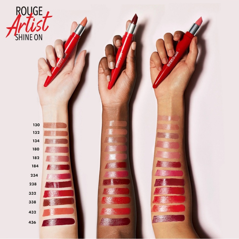 MAKE UP FOR EVER Rouge Artist Shine On Lipstick (Pick the color) qty 1 Size 3.2g